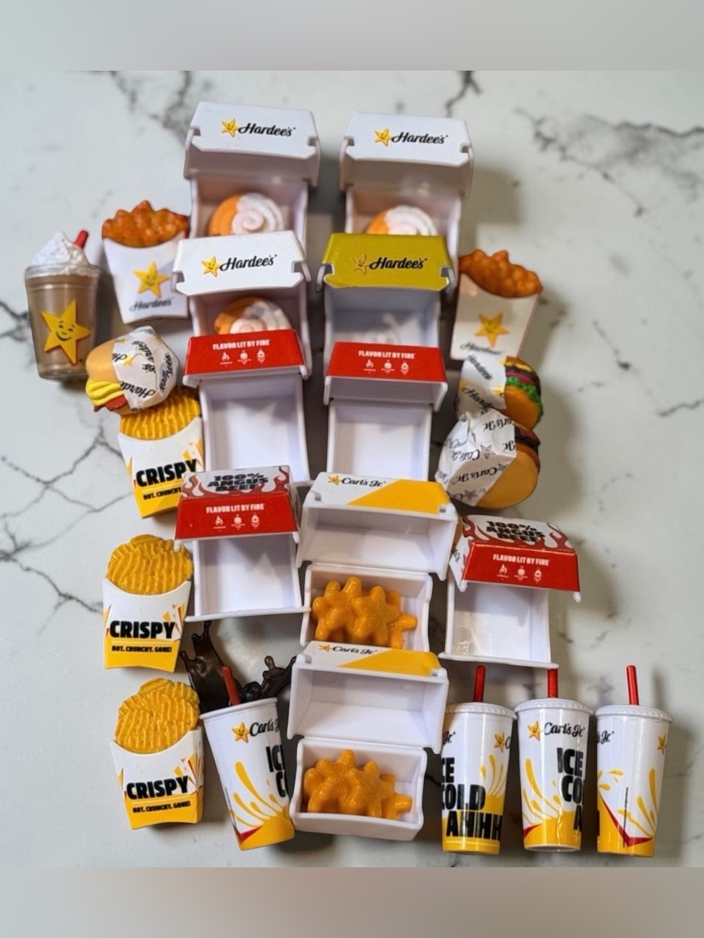 ZURU | Hardee’s Carl’s Jr Food Bundle | Mini Brands Fast Food | Collectible Lot
